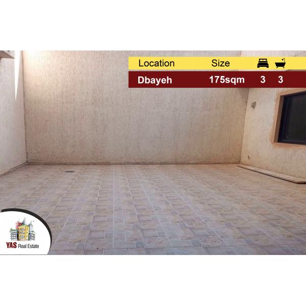 Dbayeh 175m2 | 80m2 Terrace | City View | New Building | PJ |