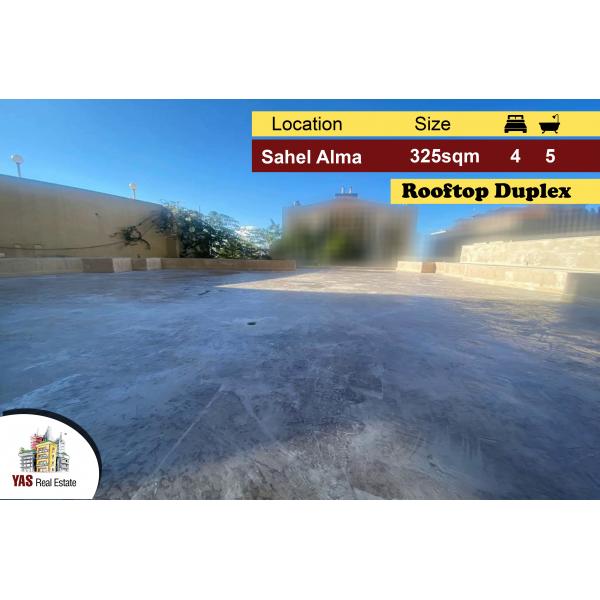 Sahel Alma 325m2 | 300m2 Rooftop Terrace | Duplex | New | Open View|IV
