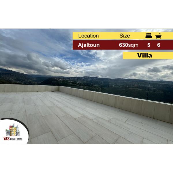 Ajaltoun 630m2 | Villa | 1100m2 Land | Panoramic View | High-End |