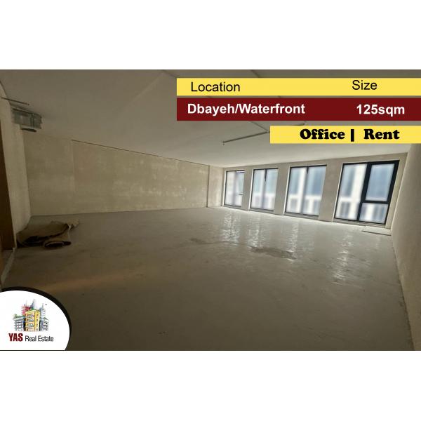 Dbayeh/Waterfront 125m2 | Office for Rent | Prime Location | MJ |