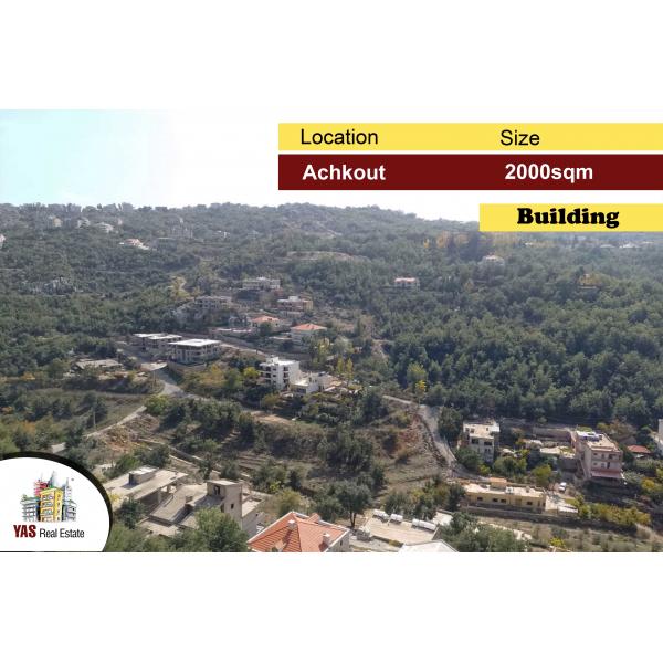 Achkout 2000m2 | Building for Sale | Panoramic View | Core & Shell |MY