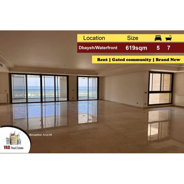 Dbayeh/Waterfront 619m2 | Rent | Gated community | Brand New | MJ |