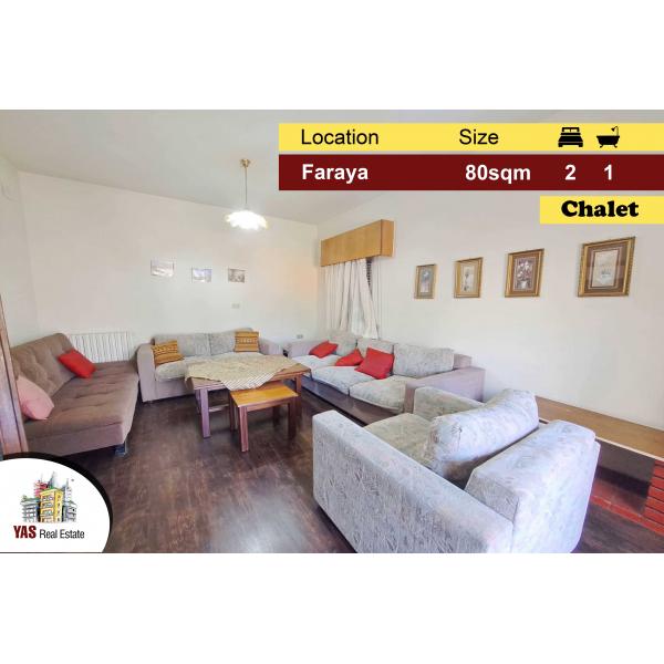 Faraya 80m2 | Chalet | Mountain View | Well Maintained | DA |