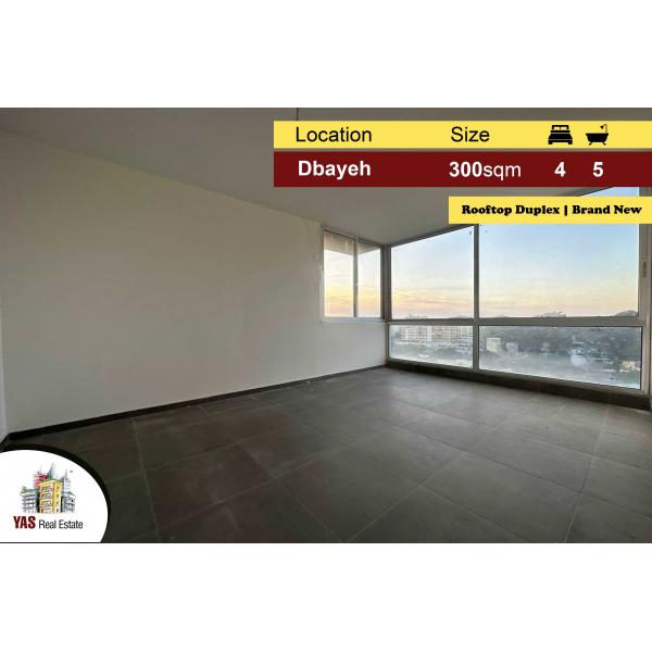 Dbayeh 300m2 | Rooftop Duplex | Brand New | Quiet Street | MJ |