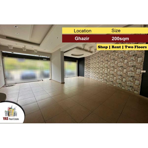 Ghazir 200m2 | Shop for Rent | Perfect Investment | IV KA |