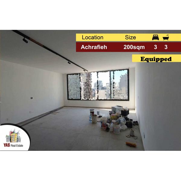 Achrafieh 200m2 | Equipped Kitchen | Prime Location | PA |