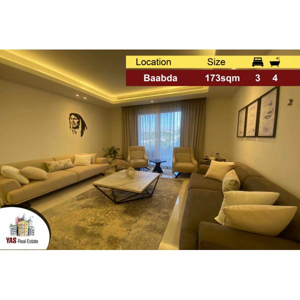 Baabda 173m2 | Brand New | Classy Area | Decorated | PA |