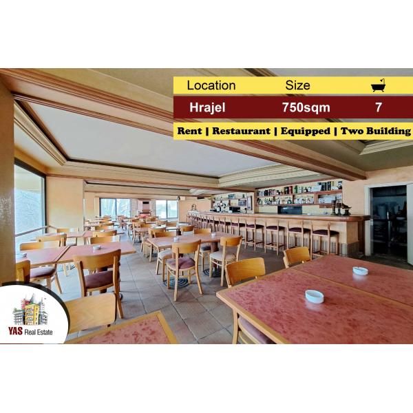 Hrajel 750m2 | 1000m2 Terrace | Restaurant | Rent |Two Building | DA |