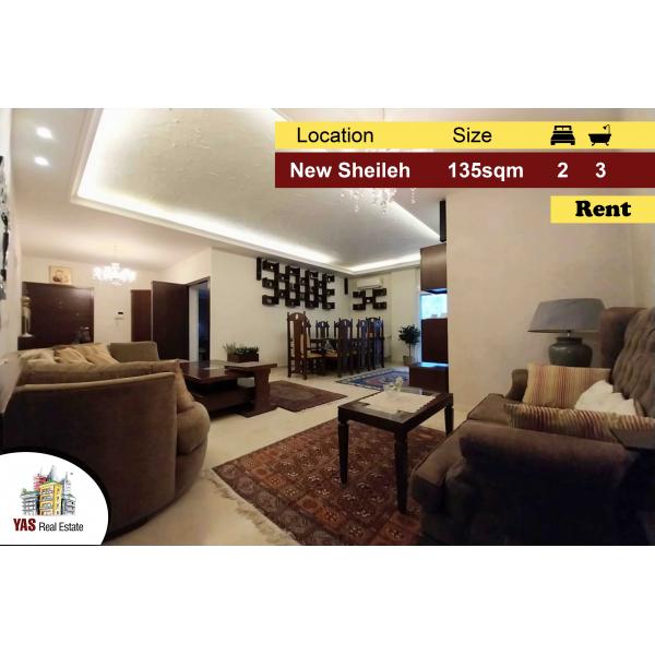 New Sheileh 135m2 | 120m2 terrace | Rent | Partial View | Decorated|IV