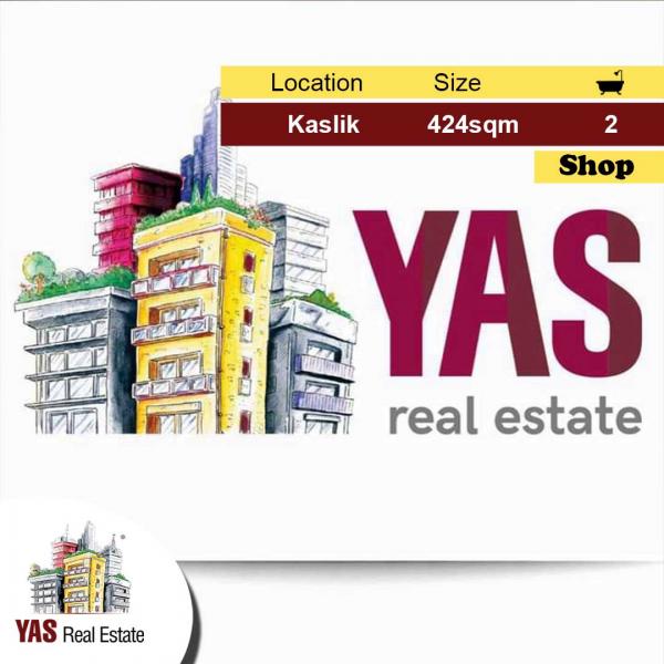 Kaslik 424m2 | Shop | Main Street | Prime Location | Rental Income | K