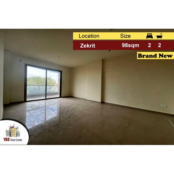 Zekrit 98m2 | Brand New | Calm Area | High End | NE |