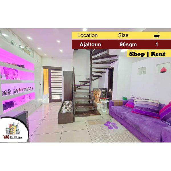 Ajaltoun 90m2 | Shop | Rent | Main Road | DA |