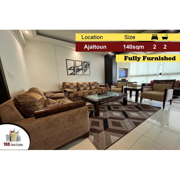 Ajaltoun 140m2 | Furnished | Decorated | Well Maintained | EL |