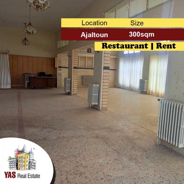 Ajaltoun 300m2 | 300m2 Terrace | Restaurant | Rent | PA |