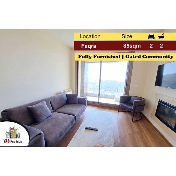 Faqra 85m2 | Duplex | Gated Community | Fully Furnished |DA