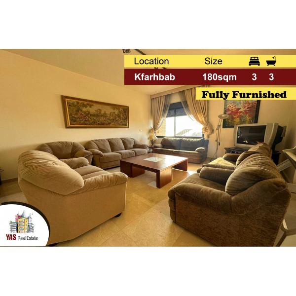 Kfarhbab 180m2 | Furnished | Quiet Street | Luxury | KA |