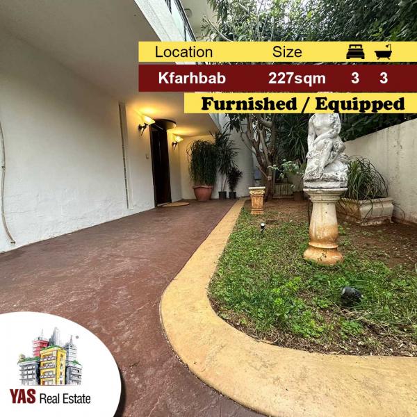 Kfarhbab 227m2 | 200m2 Terrace/garden | Furnished | View | KAIV |