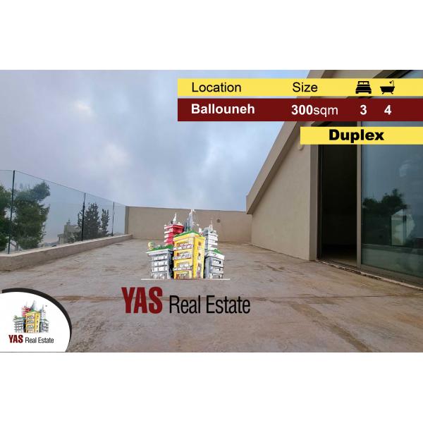 Ballouneh 300m2 Duplex | Private Street | High-End | View | MY |
