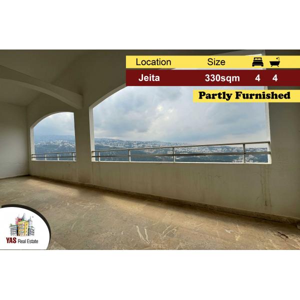 Jeita 330m2 | Panoramic View | Partly Furnished | Well Lighted | EL |