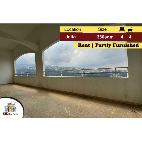 Jeita 330m2 | Rent | View | Partly Furnished | Well Lighted | EL |