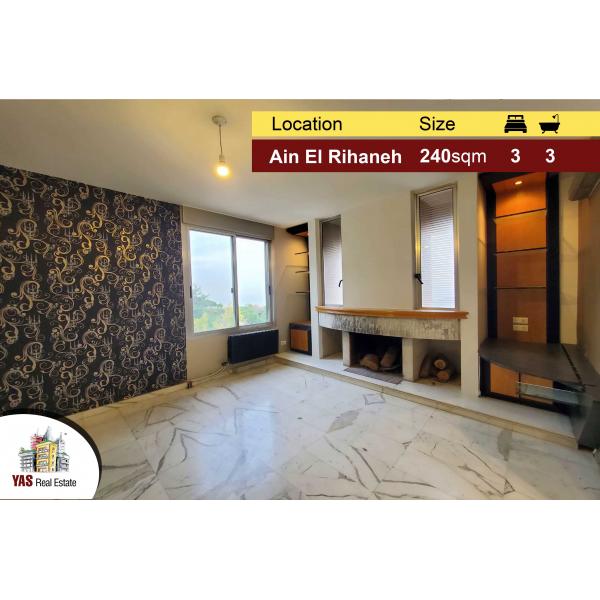 Ain El Rihaneh/Jeita 240m2 | High-End | Panoramic View | TO|