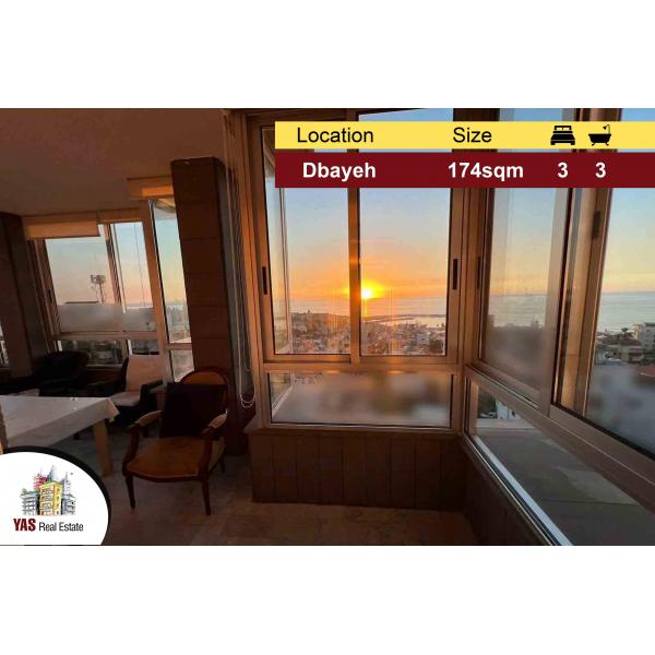 Dbayeh 174m2 | Panoramic View | Dead End Street | Catch | PA |