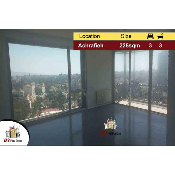 Achrafieh 225m2 | Prime Location | High Floor | Panoramic View | PA |