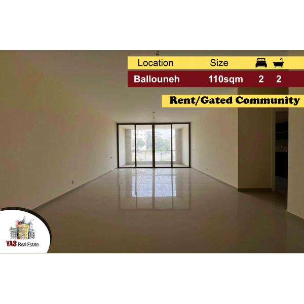 Ballouneh 110m2 | Gated Community | Rent | Prime Location | KS |