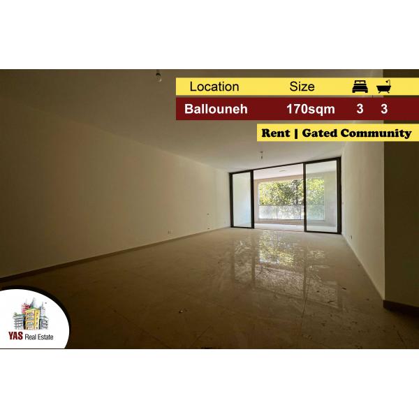 Ballouneh 170m2 | Rent | New | Luxury | View | Super Catch | KS |