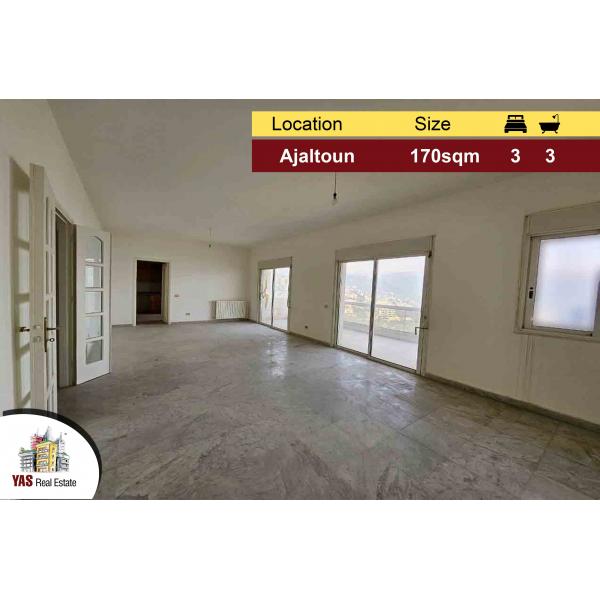 Ajaltoun 170m2 | Panoramic View | High End | Calm Street | TO |