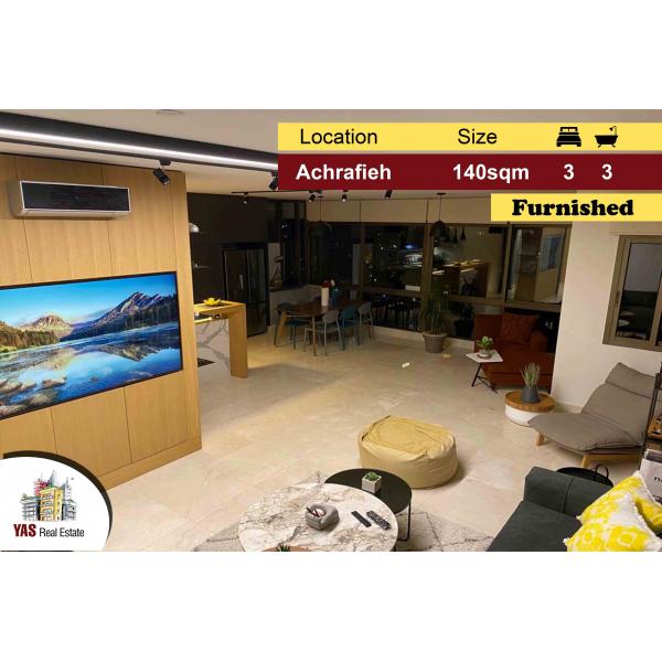 Achrafieh/Sioufi 140m2 | Furnished | Excellent Condition | Open View |