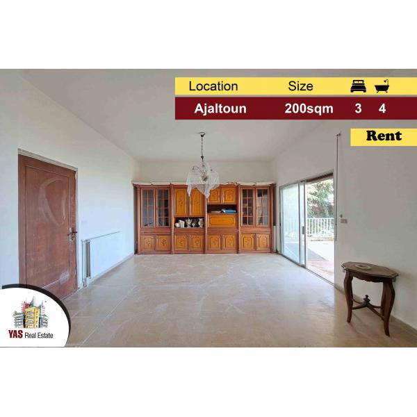 Ajaltoun 200m2 | New | Rent | Panoramic View | DA |