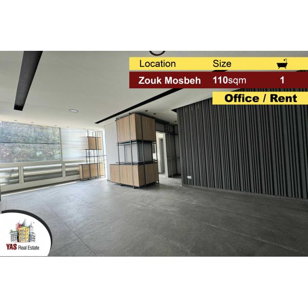 Zouk Mosbeh 110m2 | Office | Rent | Prime Location | Sea View | EL |