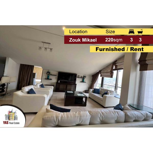 Zouk Mikael 220m2 | Furnished | Mint Condition | Killer View | EH |