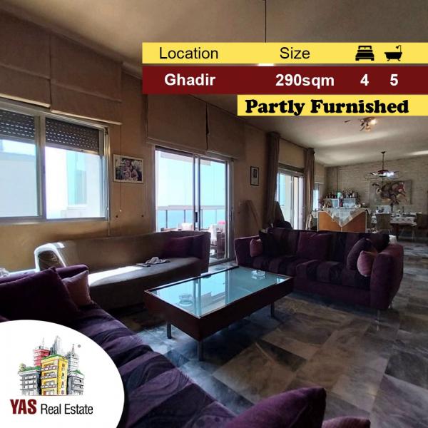 Ghadir 290m2 | Partly Furnished | Open View | Well Maintained | IV |