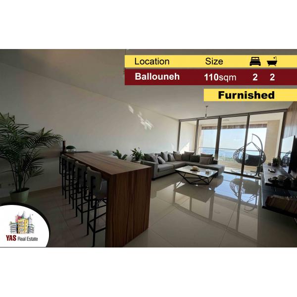 Ballouneh 110m2 | Super Luxury | Upgraded | Furnished | View | MY |