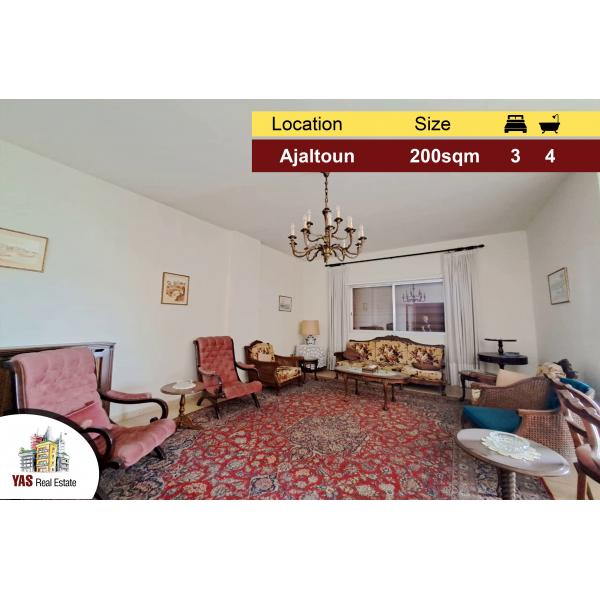 Ajaltoun 200m2 | Well Maintained | Breathtaking View | Luxury | DA |