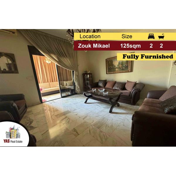 Zouk Mikael 125m2 | Fully Furnished | High End |Well Maintained | ELEH