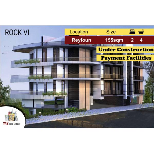 Reyfoun 155m2 | 55m2 Terrace |Under Construction | Payment Facilities | High End |DA