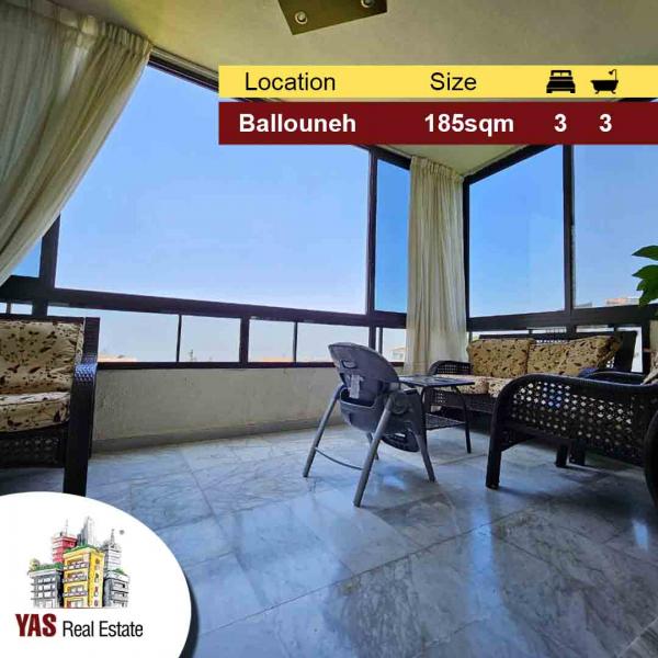 Ballouneh 185m2 | Well Maintained | Calm Area | High End | TO |