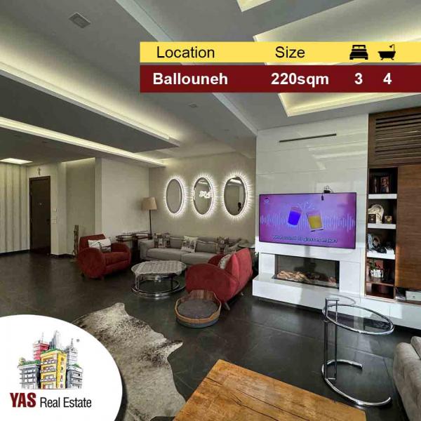 Ballouneh 220m2 | High End | Panoramic View | Unique Property | MY |