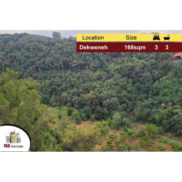 Dekweneh/Mar Roukoz 168m2 | Open View | Calm Area | PA |