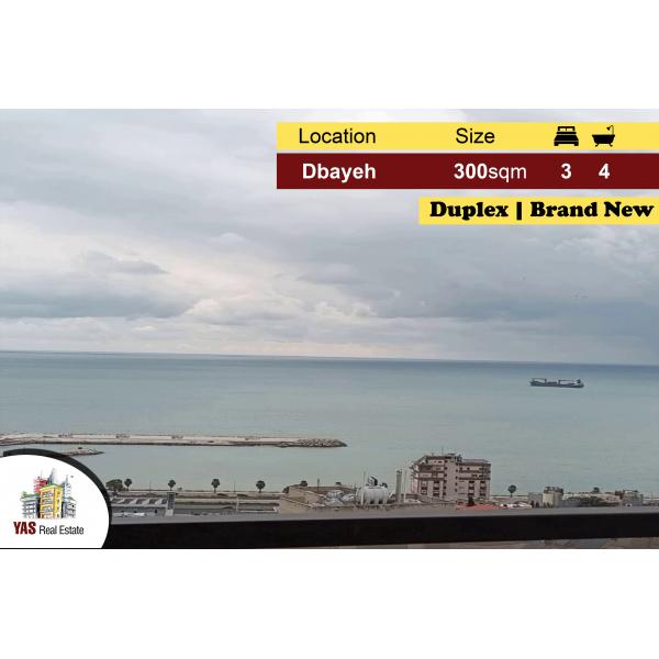 Dbayeh 300m2 | 60m2 Terrace | Panoramic View | High End | PA |