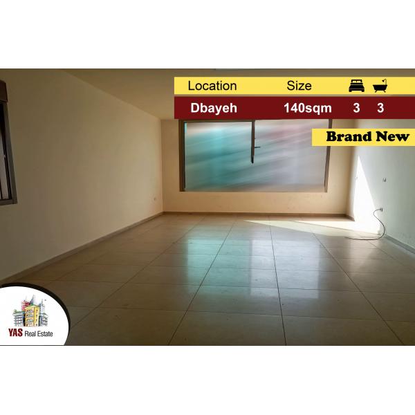 Dbayeh 140m2 | Brand New | Prime Location | PA |