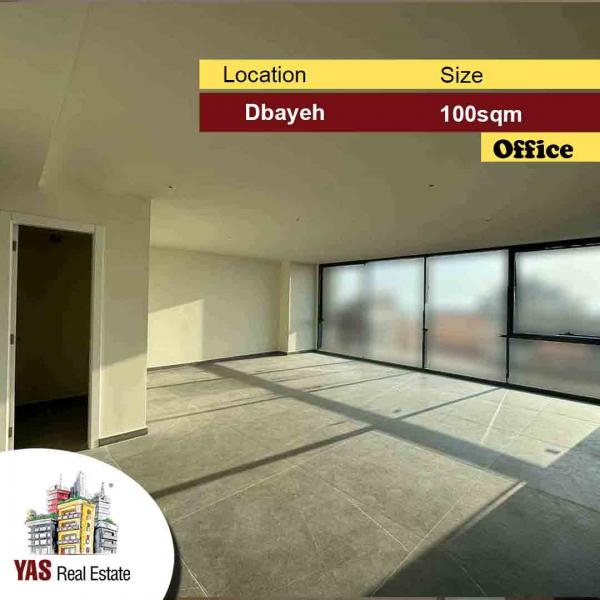 Dbayeh 100m2 | Office | Open Space | Prime Location | Catch | MJ |