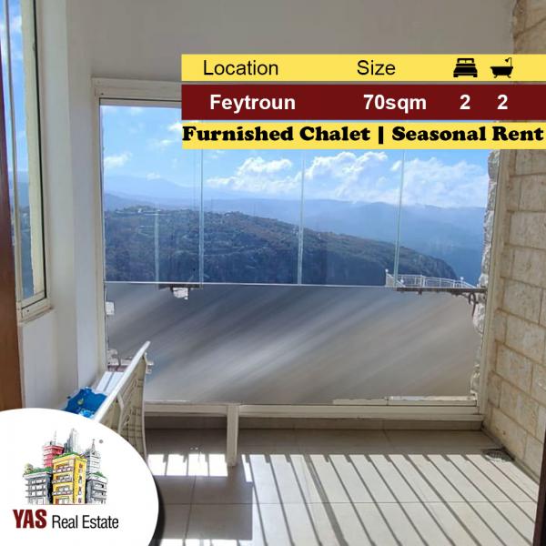 Feytroun 70m2 | Furnished Chalet | Rent | Mountain View | DA |