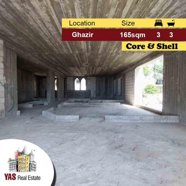 Ghazir 165m2 | Core & Shell | Partial View | Prime Location | IV MY |