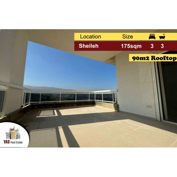 Sheileh 175m2 | 90m2 Rooftop | Well Maintained | Quiet Street | EL |