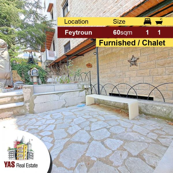 Feytroun 60m2 | 60m2 Terrace | Furnished Chalet | Mountain View | DA |