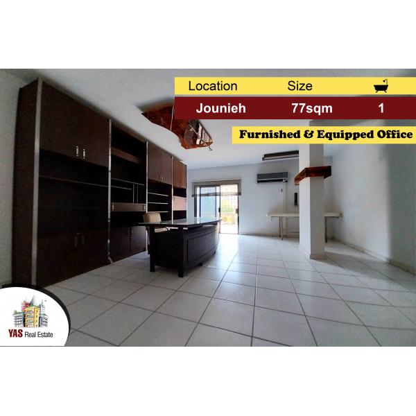 Jounieh 77m2 | Office | Furnished-Equipped | Good Condition | IV |